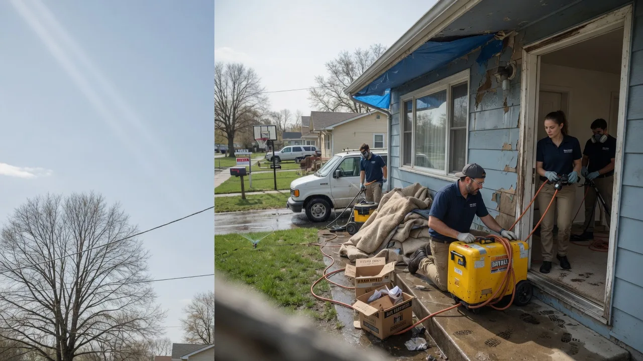 Basement Flood Cleanup in Cummings, KS near me